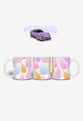 MUG/KUBEK -  COLORFUL FLAMES