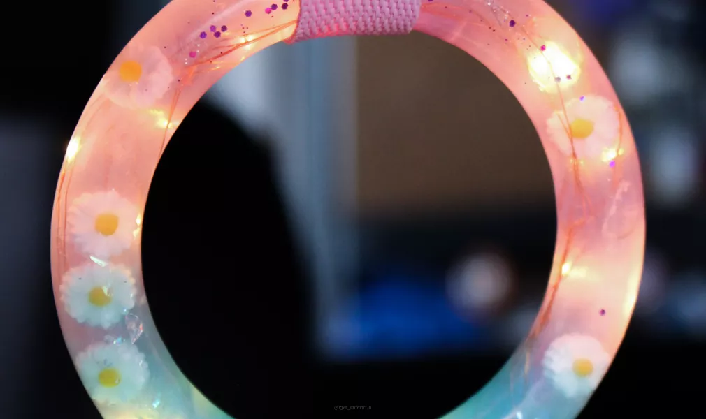 CIRCLE TSURIKAWA LED - FLOWERY