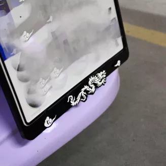 RAMKA TABLICY REJESTRACYJNEJ - DRAGON (1 szt.) - 5