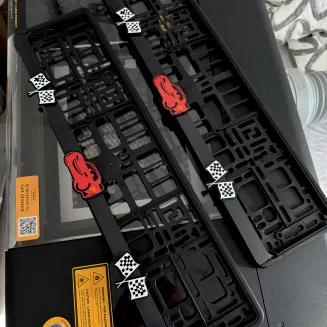 RAMKA TABLICY REJESTRACYJNEJ/LICENSE PLATE FRAME - TWOJA GRAFIKA/YOUR GRAPHIC - 4