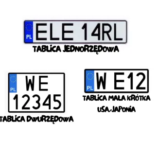 RAMKA TABLICY REJESTRACYJNEJ/LICENSE PLATE FRAME - TWOJA GRAFIKA/YOUR GRAPHIC - 3