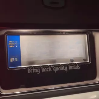 RAMKA TABLICY REJESTRACYJNEJ 