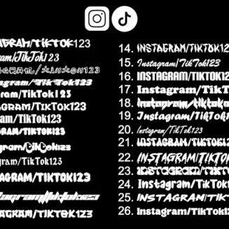 RAMKA TABLICY REJESTRACYJNEJ INSTAGRAM/TIKTOK - 4