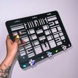 RAMKA TABLICY REJESTRACYJNEJ - SAKURA - 5