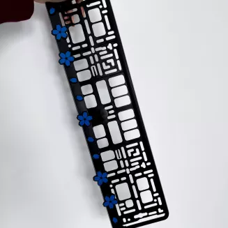 RAMKA TABLICY REJESTRACYJNEJ - SAKURA - 7