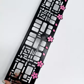 RAMKA TABLICY REJESTRACYJNEJ - SAKURA - 6