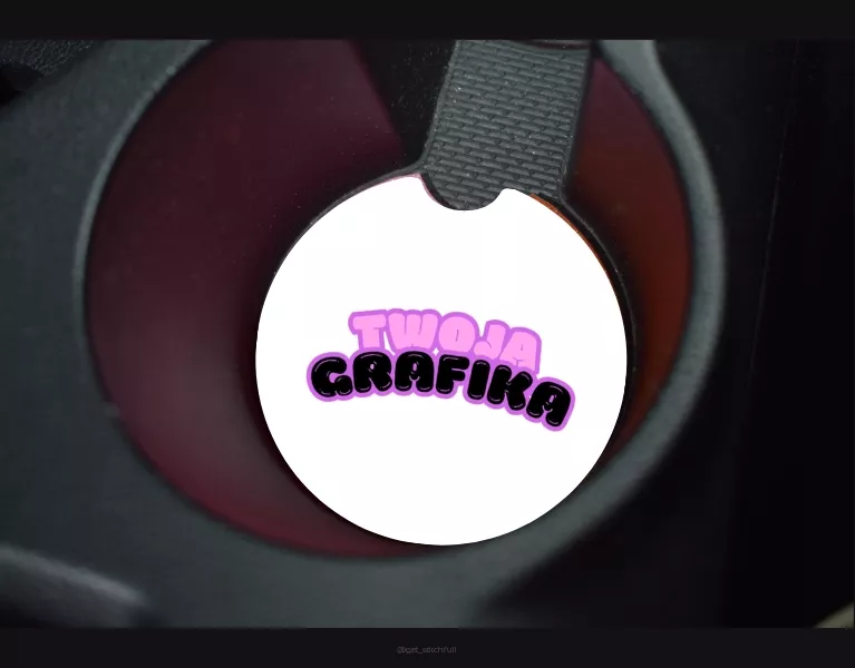 PODKŁADKA POD KUBEK/CAR COASTER - TWOJA GRAFIKA/YOUR GRAPHIC