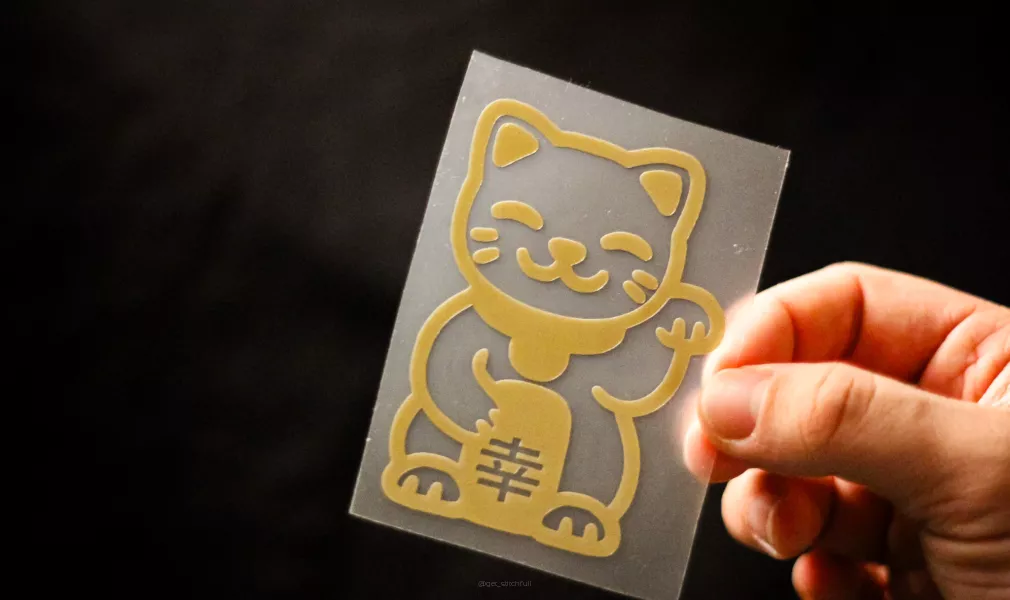 STICKER - LUCKY CAT