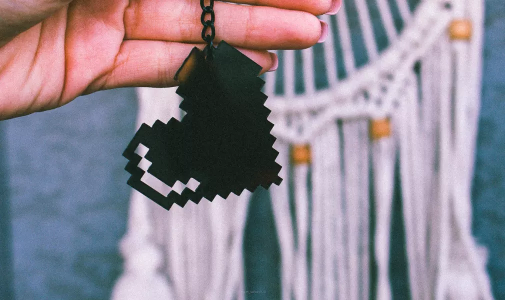 KEYCHAIN - Pixel heart