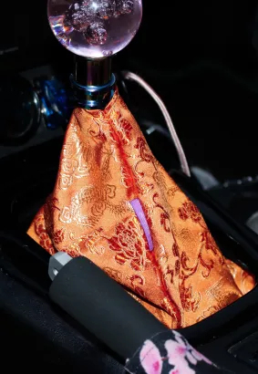 SHIFT BOOT COVER/OSŁONA DŹWIGNI ZMIANY BIEGÓW - JAPANESE DRAGON ORANGE