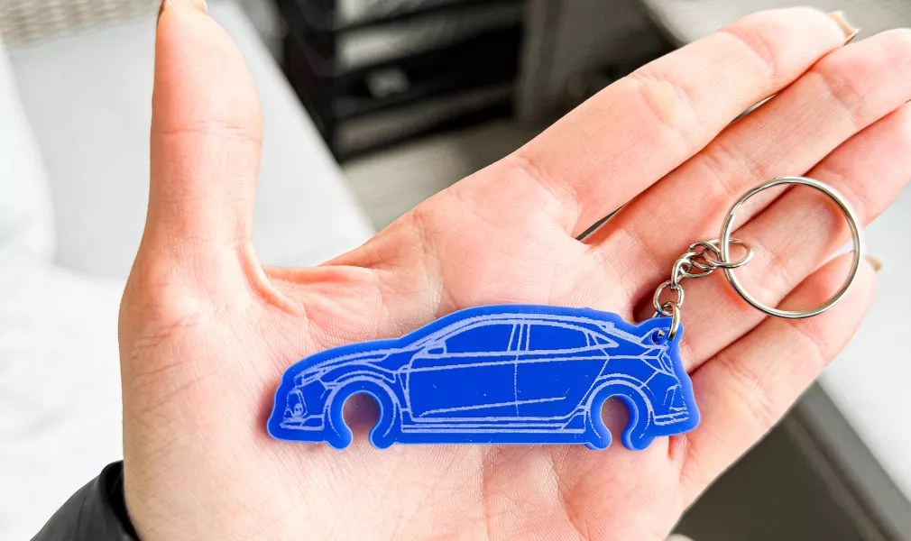 GRAWER CAR KEYCHAIN