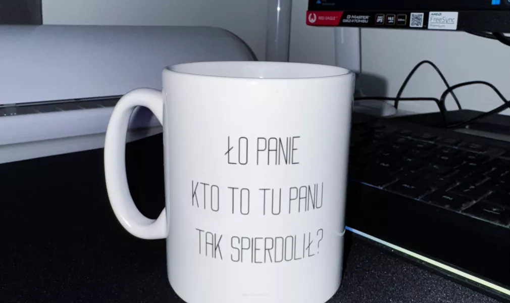 KUBEK/MUG 330ML - ŁO PANIE