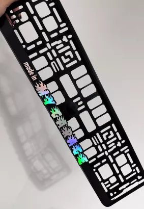 RAMKA TABLICY REJESTRACYJNEJ - made in MY GARAGE