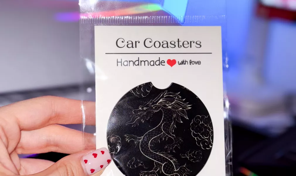 PODKŁADKA POD KUBEK/CAR COASTER - DRAGON